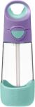 b.box Kulacs szívószállal 450 ml - lilac pop