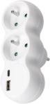 Solight Solight, 2×10 A, USB A+C töltő, 12 W (P100USBC)