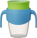 b.box 360°-os szivárgásmentes tanulópohár, 250 ml kék/zöld