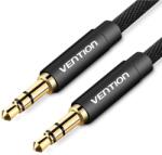 Vention Fabric Braided 3.5mm Jack Male to Male Audio Cable 2m Black Metal Type (BAGBH)