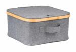 G21 30×30×15 cm bambusz, fedéllel, szürke (UBG21BAM005G)