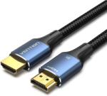 Vention Cotton Braided HDMI 2.1 Cable 8K 5m Blue Aluminum Alloy Type (ALGLJ)