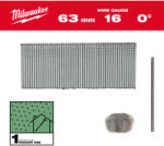 Milwaukee Finish Szegek, Fejnélküli, Galv. 16 Gauge, 0° Sc1 - 63 Mm - 2 500 Db 4932498317 (4932498317)