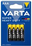 VARTA 4 db elem készlet Varta AAA R3 Cink-Carbon Super Heavy Duty (VR3x4HD)