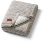 BabyOno Pamut takaró fleece béléssel, szürke