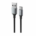 SWISSTEN Textile II USB to USB-C 1, 5m, fekete (71521309)