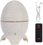 RealG RC-K-1932 Dino tojás csillagvetítő Bluetooth-hangszóróval és LED-es éjszakai lámpával