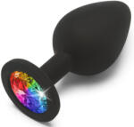ToyJoy Rainbow - prémium színes anális kényeztető 7 x 3.5 cm - adultshopone - 2 790 Ft
