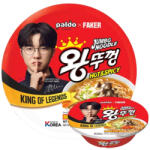 Paldo x Faker fűszeres instant ramyun tészta jumbó poharas 120g