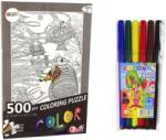 LEAN Toys 14155 Tenger alatti világ, színezhető, 500 darabos (14155)