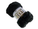 Jerry Fabrics Pléd, hosszú szálú, fekete, 150×200 cm (FURRY-BLANKET-BLACK)
