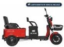 Blade Motors Triciclu electric BLADE DUO Max 11 - 1200W, 2 in 1, rosu+negru (BLD31221CSRN)