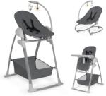 Hauck Scaun de masa hauck Sit N Relax 3in1, Gri Inchis, cu suport pentru nou-nascuti, pliabil (665558) Scaun de masa bebelusi, inaltator