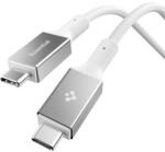Spigen EB10015CC Essential USB-C to USB-C Fabric Cable, 100 W, White (ACA10420)