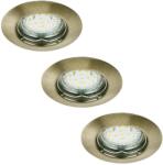 Rábalux Beépíthető LED lámpa szett, 3×GU10-LED/ 3 W/ 230 V (RL1048)