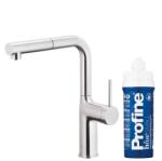 Armatura Duero Pure Move baterie de bucatarie cu filtru pe picior inox 6623-423-22 (662342322)