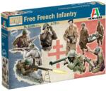 Italeri Figuri de hobby Italeri Militare: Soldați - Infanterie franceză liberă, Al Doilea Război Mondial, 49 de figurine (ITA6189)