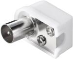  OEM Antenna csatlakozó 75 Ohm PAL(M), IEC169-2, csavaros, hajlított (11502)