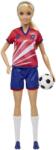 Mattel Barbie You Can Be Anything focista - Barbie piros mezben (HCN17)