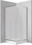 Deante Funkia cabină cu cădiță 80x80 cm pătrat crom luciu/sticlă transparentă KYCZ642K (KYCZ642K)