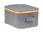 G21 24×30×15 cm bambusz, fedéllel, szürke (UBG21BAM003-2G)