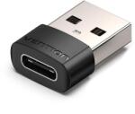 Vention USB 2.0 (M) to USB-C (F) OTG Adapter Black PVC Type (CDWB0)