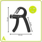 Springos állítható kézi marokerősítő 5-60kg (ACT0051)