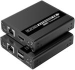 PremiumCord HDMI KVM Extender 4K/FULL HD 1080p 70 m-re USB átvitellel (khext70-6)