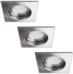 Rábalux Beépíthető LED lámpa szett, 3×GU10-LED/ 3 W/ 230 V, IP44 (RL1053)