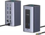 Baseus Docking Station Baseus Nomos NU1 Air Spacemate 12-in-1, 100W PD, 4K, USB-C, 10Gbps, Gri (b0114400) - cel