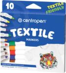 Centropen 2739 Textilmarker, ergo, 10 db a csomagban