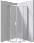 Deante Funkia Evo cabină cu cădiță 90x90 cm semicircular crom luciu/sticlă transparentă KYPP0099P (KYPP0099P)