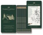 Faber-Castell Grafit ceruzák Faber-Castell Castell 9000 Art konzervdobozban, 12 db-os készlet (119065)