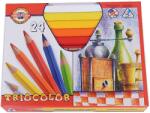 KOH-I-NOOR Tricolor Jumbo 3154/24 - háromszögletű színes ceruza, 24 db (O0200046)