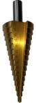 Strend Pro Lépcsős fémfúró, Strend Pro SD421, átmérő: 4-32 mm, HSS 4241 gyorsacél, titán-nitrid bevonat (TiN), egyenes, fémhez (TC4200861)
