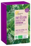 Fleurance Nature Ceai bio din plante pentru digestie cu mentă, verbină, mărar și lemn dulce, 20 plicuri, Fleurance Nature