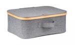G21 40×30×15 cm bambusz, fedéllel, szürke (UBG21BAM003-1G)