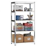 Pepita Raft metalic industrial cu plăci MDF 180x90x40cm - Capacitate de încărcare 750kg (SL180) Raft