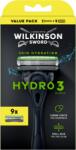 WILKINSON Hydro 3 Skin Protection borotva + fejek 9 db