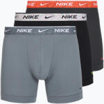 Nike Boxeri pentru bărbați Nike Essential Cotton Stretch 3 pairs gray multi