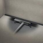 KALDEWEI Flowline Zero Zuhanyfolyóka 90 cm rozsdamentes acél fekete matt FlowDrain Flat 940000010676+687744810000 (KALDEWEISET25)