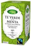 Artemis Bio Ceai verde bio cu mentă, 20 plicuri filtrante, Artemis Bio