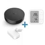 Aqara légkondícionáló vezérlő okos szett (Aqara M200 hub + W100 fali szenzor és vezérlő + ablak nyitásszenzor) (AQA-BUN-KLIMA2) - aqua