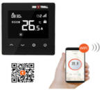 Innofloor Termostat electronic programabil INNOTROLL HT WIFI cu fir, negru, montaj in doza (041526-335)