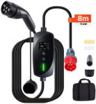 Vevo Statie Incarcare Masini Electrice 11kW Trifazata Tip 2, Portabila, Cablu 8m, CEE16, IP66 (C47228)
