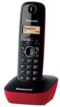 Panasonic Telefon DECT cu CallerID negru + rosu (KX-TG1611FXR) - vexio