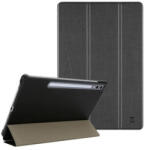 Tactical BOOK TRIFOLD Samsung Galaxy Tab S10 Lite LTE (SM-X406) bőr hatású aktív fliptok fekete (57983127889) (57983127889) - aqua