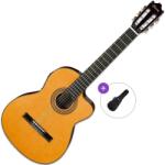 Ibanez GA6CE-AM Basic SET 4/4 Amber Elektro-klasszikus gitár