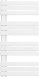 Leziter Radiator pentru prosoape Solaro Design, 1200x600 mm, alb (LTRD1-1200600W)
