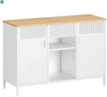 Artium Fehér komód AUK-E1420 WT, 110×40×76 cm